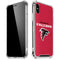 NFL Atlanta Falcons - Alternate Distressed iPhone XS Max Clear Case
